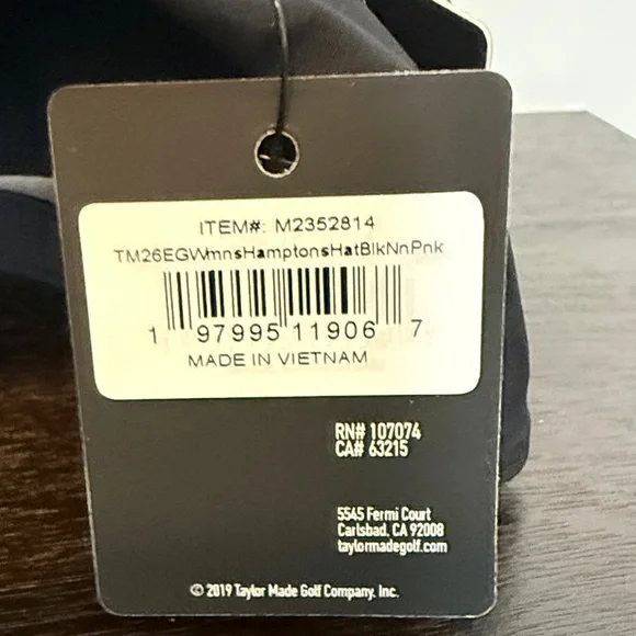 NWT TaylorMade Women’s Hamptons Golf Hat Lot 4 56cm - Picture 8 of 8